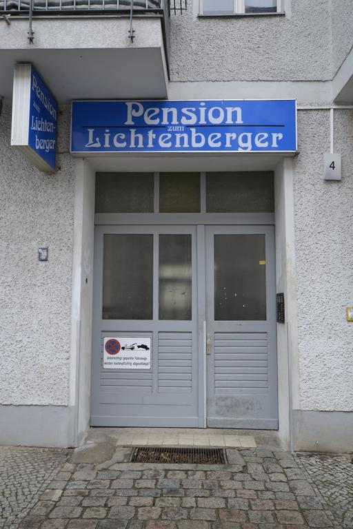 Pension Zum Lichtenberger Berlin Dış mekan fotoğraf